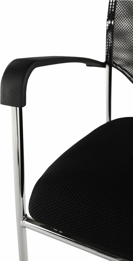 Szék tárgyalóterembe, fekete, UMUT