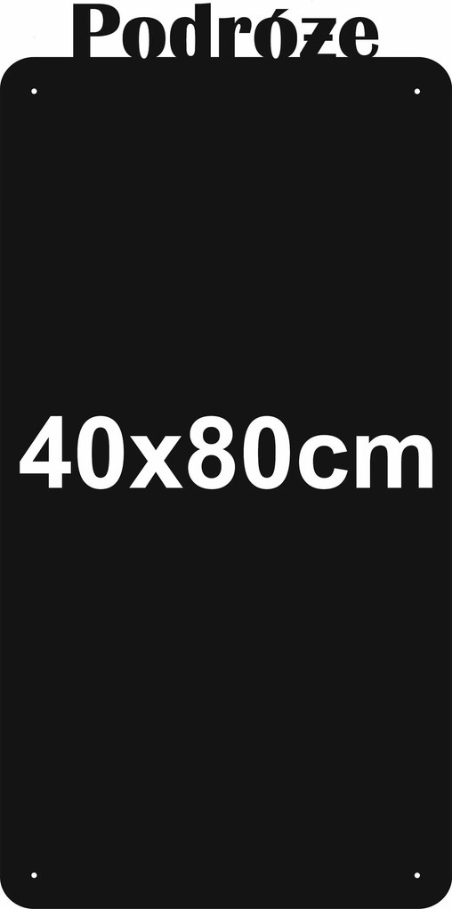 Mágneses tábla utazáshoz |40x80 cm| Utazás