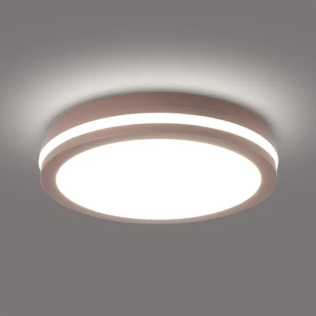 Brilagi - BENE LED kültéri mennyezeti lámpatest LED/24W/230V átm. 26 cm barna IP54