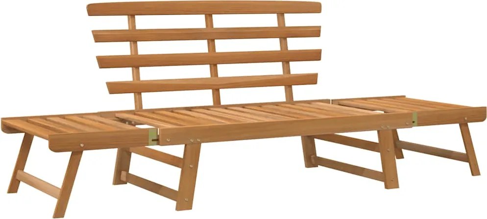 vidaXL 2 az 1-ben tömör akácfa kerti pad 190 cm