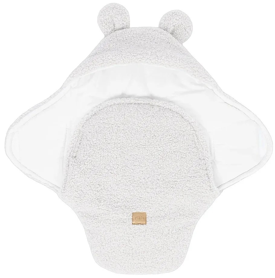 Elefántcsont színű sherpa babapólya 45x80 cm – Meowbaby