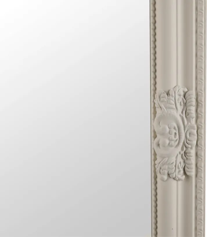 Tükör, krém színű fa keret, MALKIA tip 12