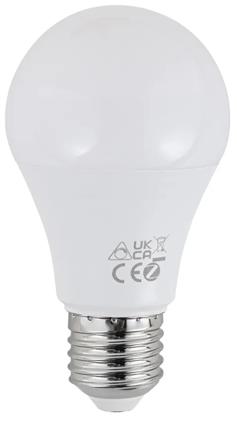 E27 Szabályozható LED lámpa RGBW A60 Opál 9W 806 lm 2700-6500K