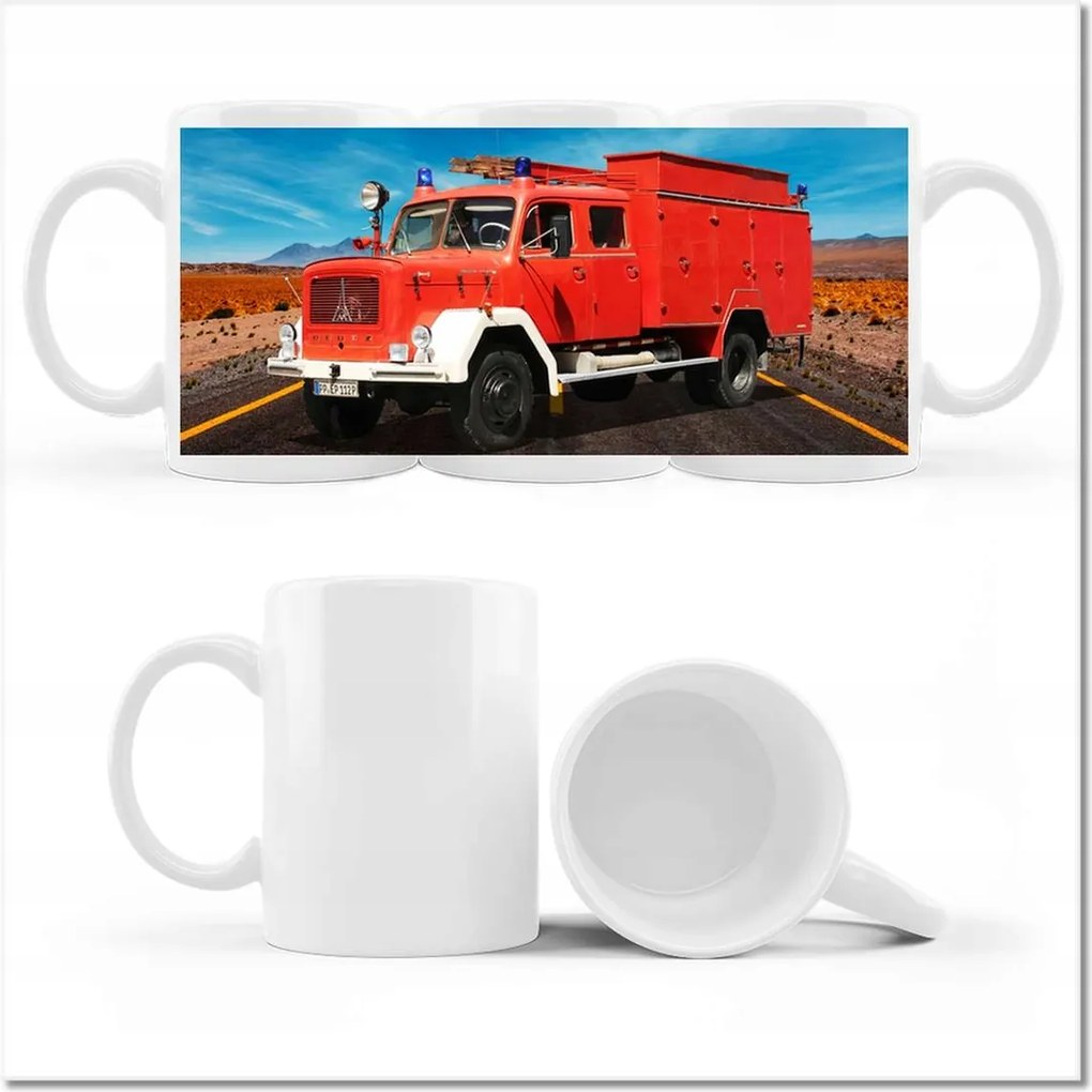 Fotó bögre Tűzoltóautó