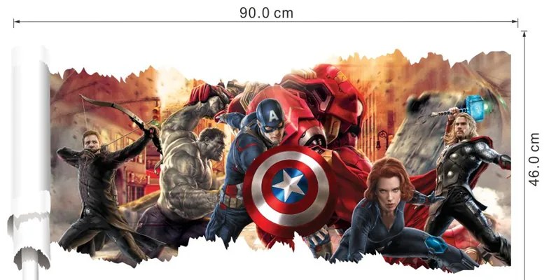 Falmatrica "Avengers" 90x46 cm