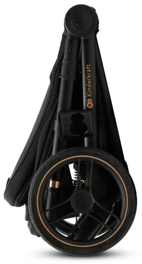 KINDERKRAFT - Kombinált babakocsi 2in1 NEA 2 Midnight fekete