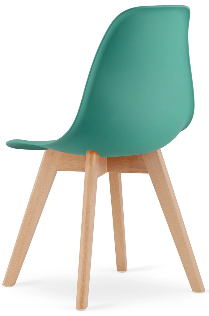 Zöld KITO szék bükkfa lábakkal