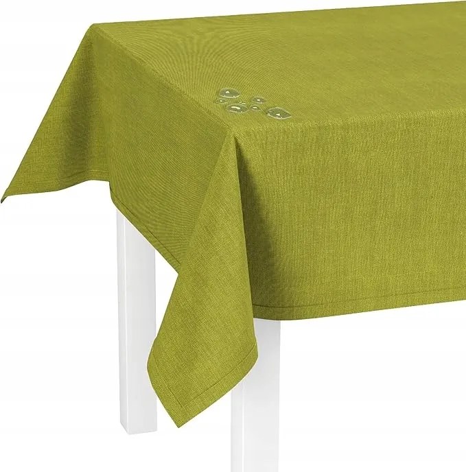 Abrosz foltálló zöld 110x140 étkező konyhához téglalap alakú, mosható