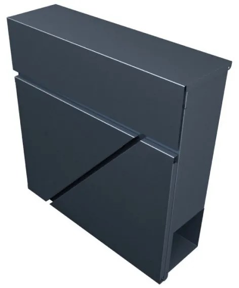 Modern, postaláda Időjárásálló, kültéri antracit