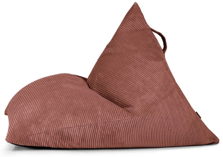 Téglavörös kordbársony babzsákfotel Razz – SLOWDOWN