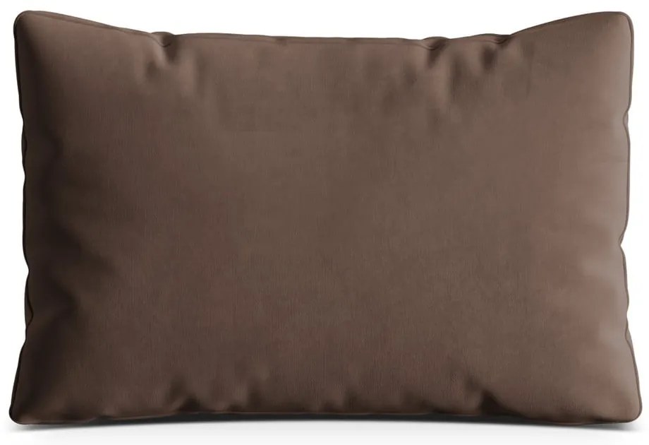 Barna bársony párna kanapéra Kemi – Cosmopolitan Design