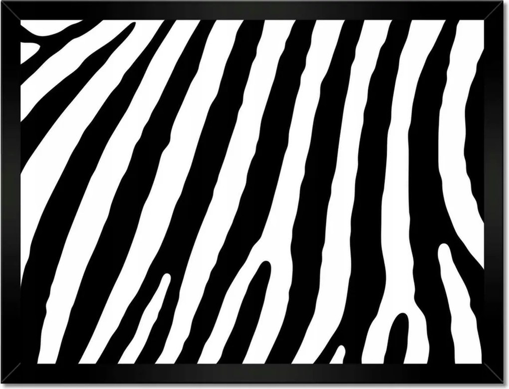 Poszterek keretben 40x30 Zebra csíkos