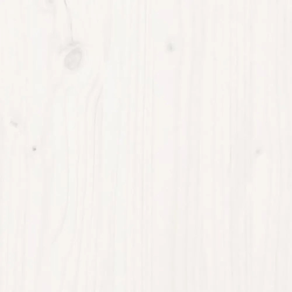 fehér tömör fenyőfa tálalószekrény 100 x 40 x 75 cm