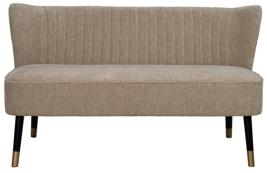 Bézs zsenília kanapé 134 cm Glam – Ixia