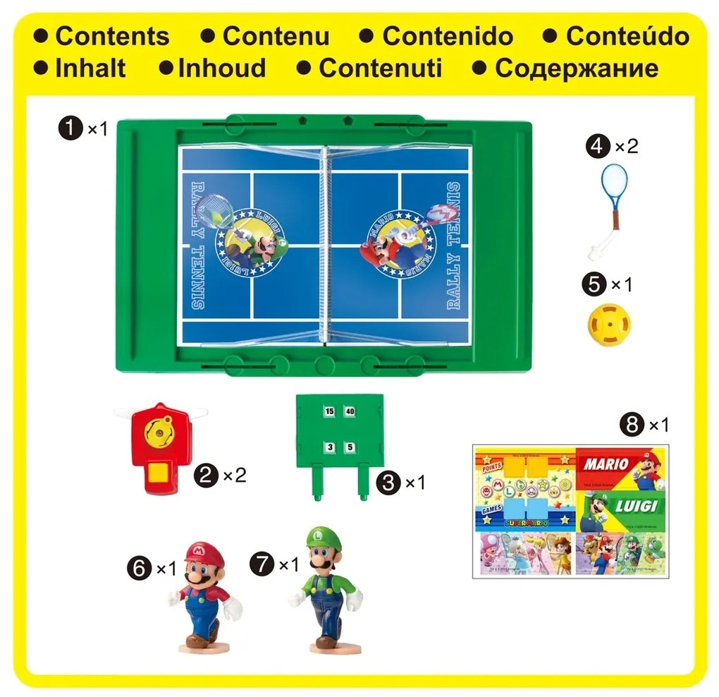 Epoch Super Mario társasjáték Tenisz