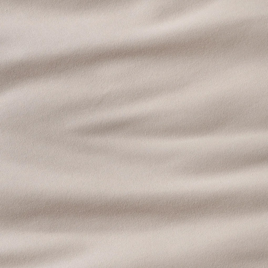 Goldea flanel ágyneműhuzat duo - masnik és csíkok, latte színű hátoldal 220 x 200 és 2db 70 x 90 cm