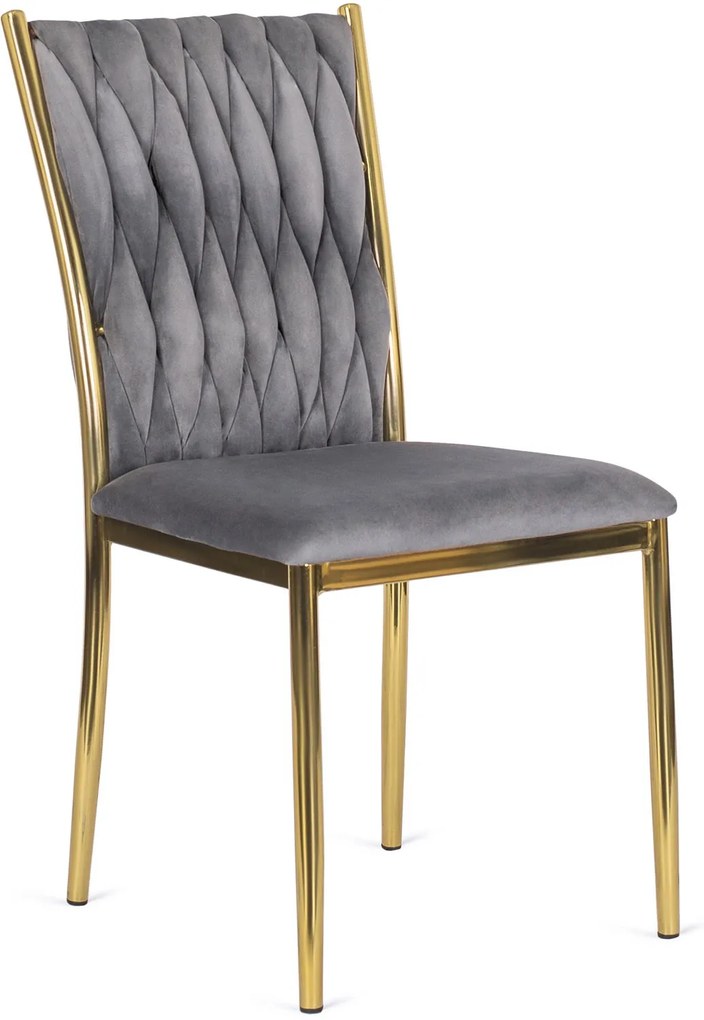 Szürke Bársony Étkezőszék. DAN