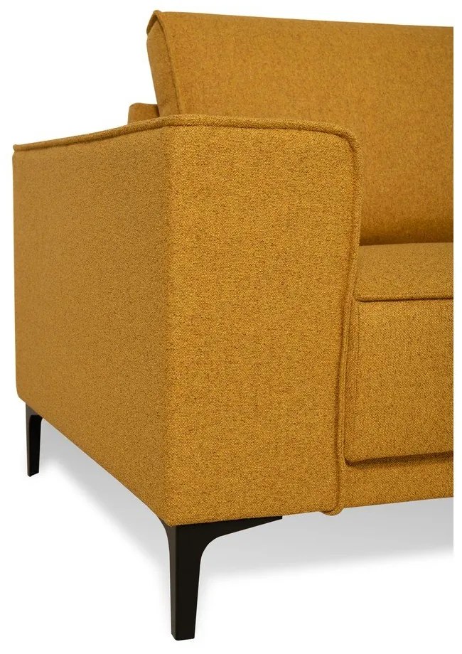 Mustársárga sarokkanapé (jobb oldali) Copenhagen – Scandic
