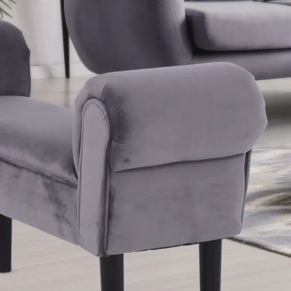 BURDA Velvet szürke/fekete pad
