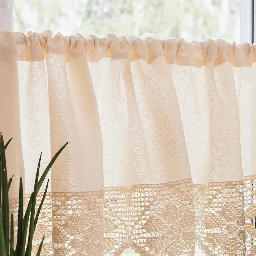 Rachela Irigy Hónaljmirigy áttört mintával 200x75cm, krémszínű