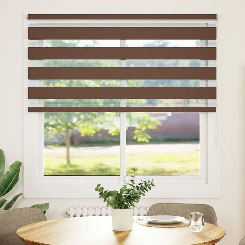 zebrafüggönnyel barna szövetszélesség 145,9 cm poliészter