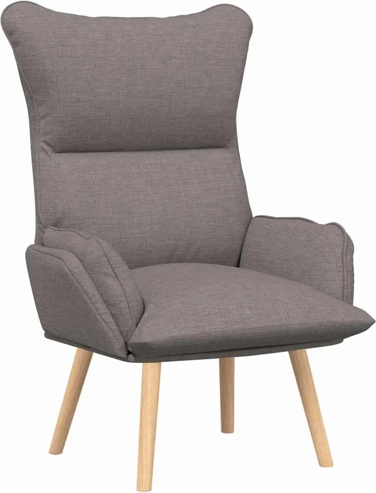 vidaXL karosszék Tópszínű 69 x 74 x 93 cm Szövet és Plywood