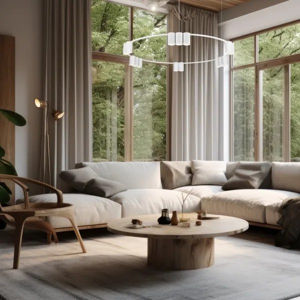 Csillár zsinóron GENESIS 15xGU10/8W/230V fehér