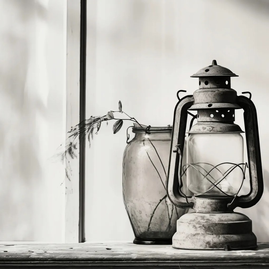 Poszter 30x30cm Lámpa az árnyékokban