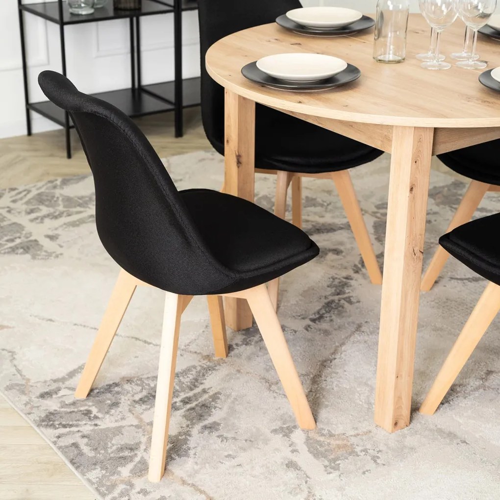 Krzesło NEVEL Czarne