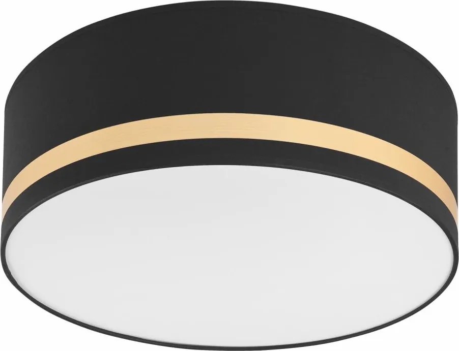 Mennyezeti lámpa SIRJA STRIPE 2xE27/15W/230V átm. 35 cm fekete