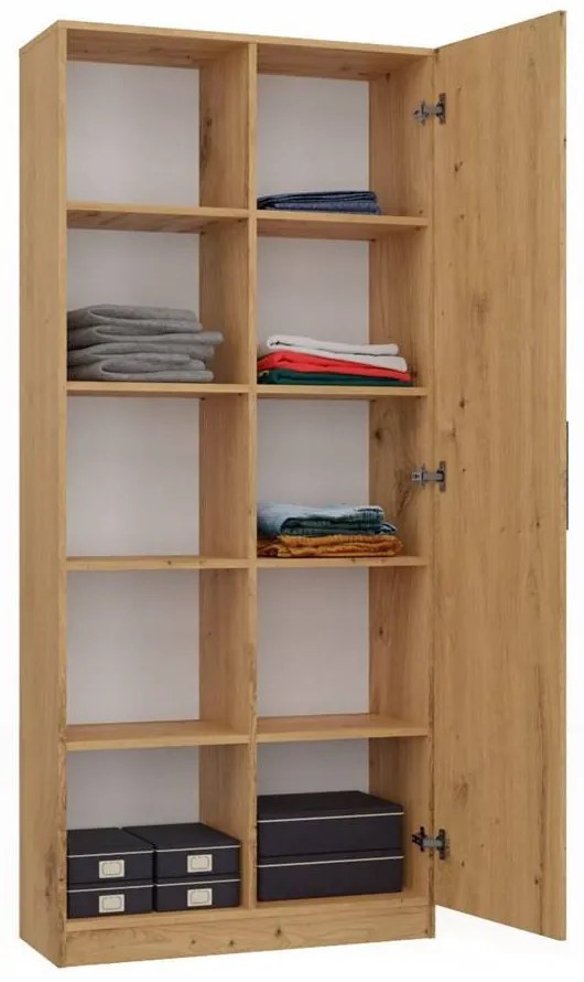 RD-80 polcos szekrény, tölgy