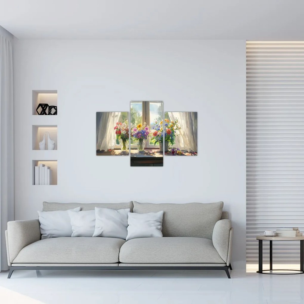 Kép - Csokor az ablaknál (90x60 cm)