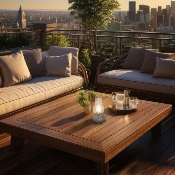 Brilo - KANEA dimmelhető, kültéri, újratölthető LED asztali lámpa 1,5W/5V IP44 1200mAh antracit