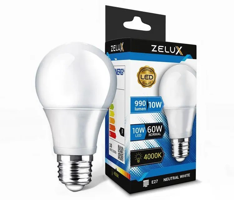 Zelux Led Globe 10W E27 4000K Gömb Izzó