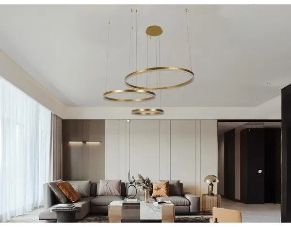 LED Dimmelhető csillár zsinóron LED/125W/230V 3000-6500K + távirányítás