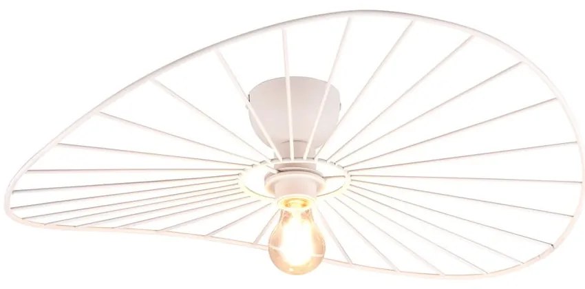 Fehér mennyezeti lámpa ø 60 cm Chapeau – Reality