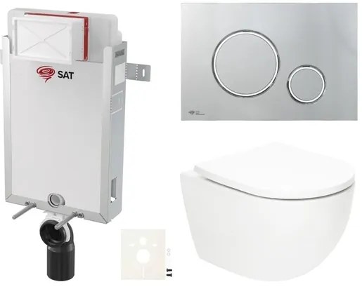 Fali WC szett SAT Fusion befalazáshoz SIKOSZTORFU71