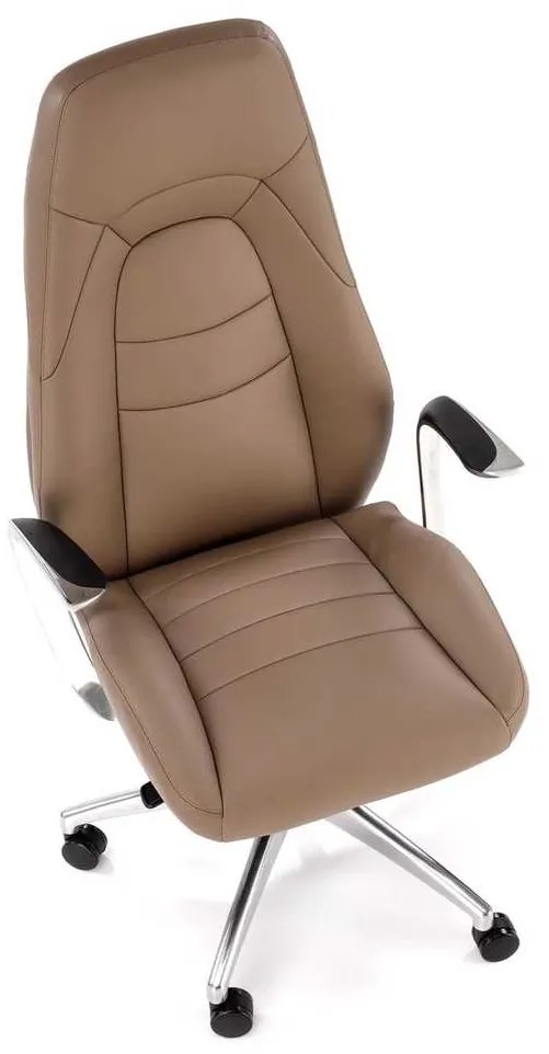 Sleek irodai fotel, barna