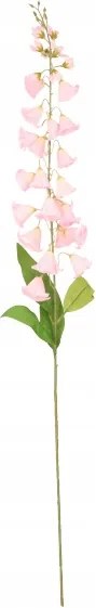 Mesterséges gyűszűvirág ág 98 cm világos rózsaszín művirág növény