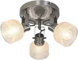 Rabalux beltéri karos spotlámpa e14 3x28w szatin króm francis