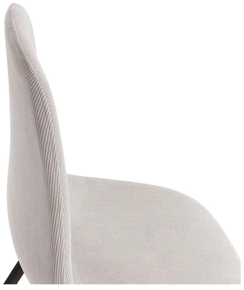 Krémszínű kárpitozott étkezőszék szett 4 db-os Minka – Marckeric