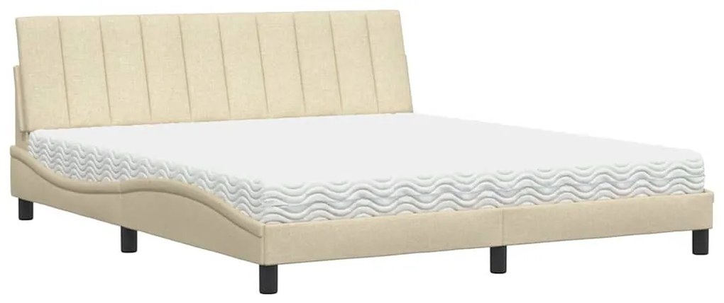 ágy matraccal Hanko krém 180x200 cm szövet