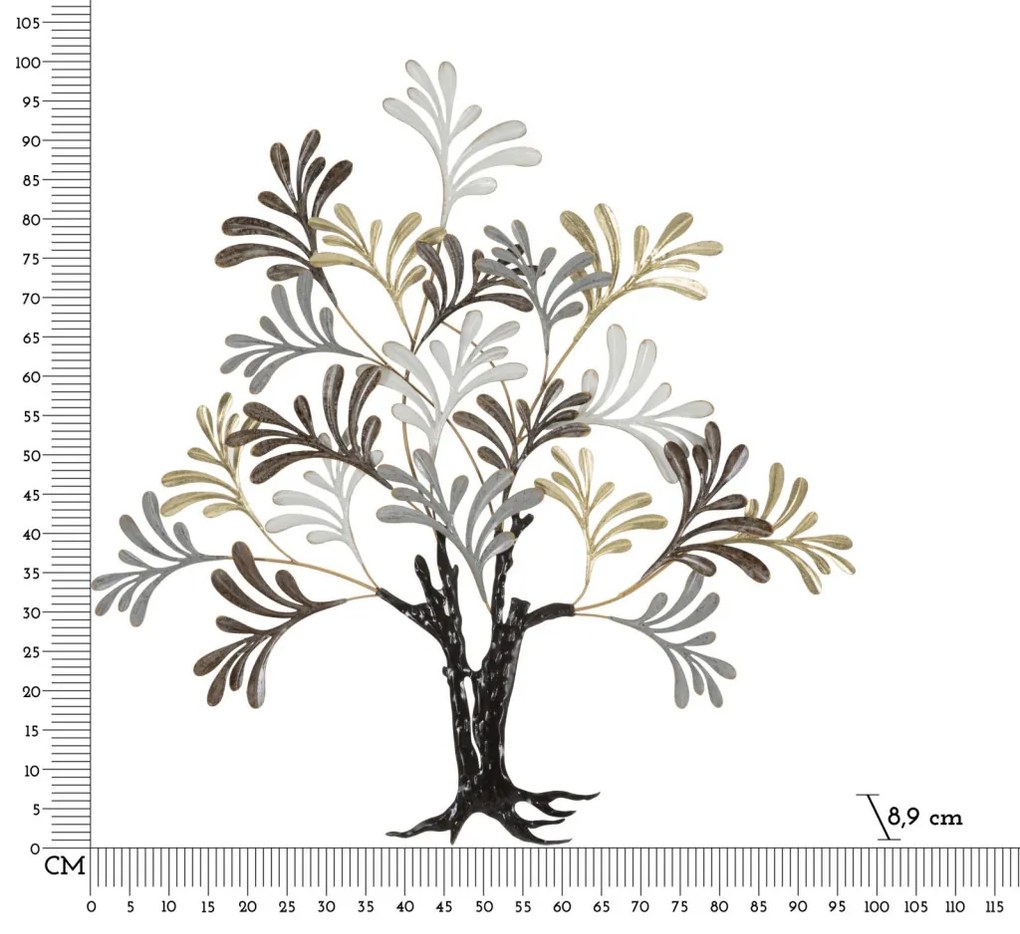 Vas fali panel albero lixy 97,2x8,9x100,3cm