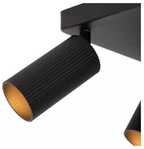 Lucide 09939/14/30 - Spotlámpa CLUBS 4xGU10/40W/230V fekete