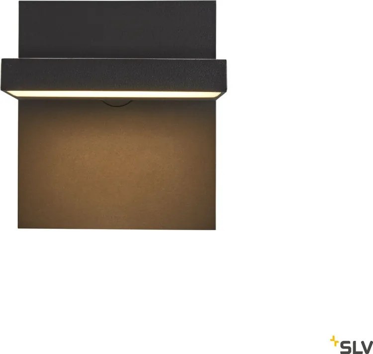 SLV 1002989 ABRIDOR Modern Kültéri Fali Lámpa Antracit LED IP55