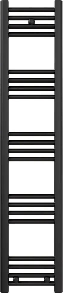 Törölközőszárító radiátor 30 x 140 cm - Nero Italia (fekete)