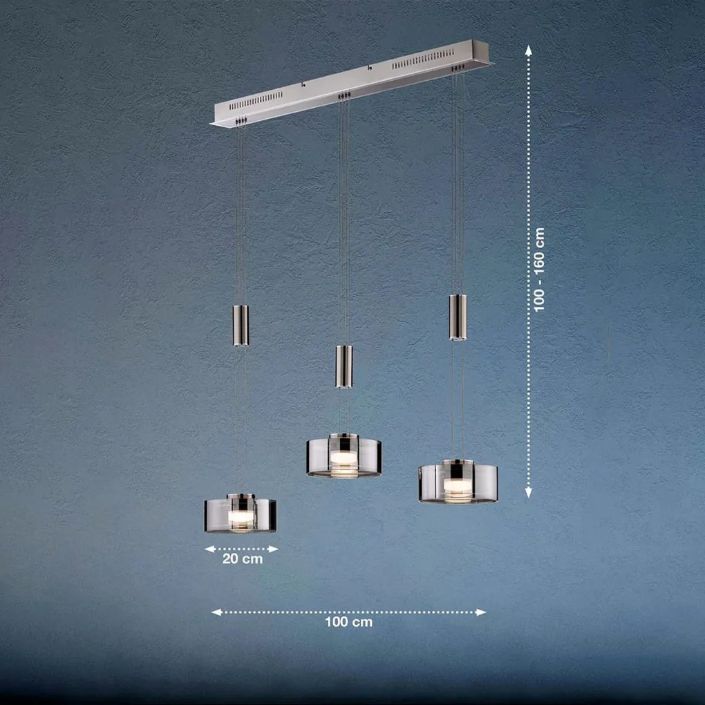 Fischer&Honsel Lavin 60651 Lepel lámpa 3x9W/LED 2700K 2900 lm IP20
