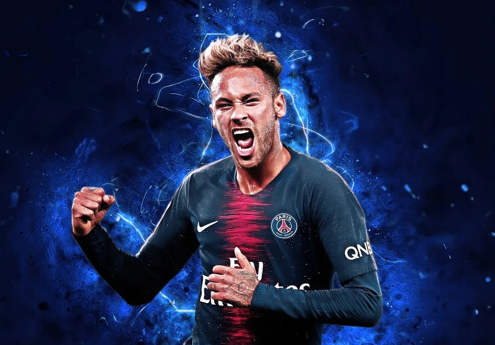 Poszter, Neymar Da Silva Santos Junior, Brazília.