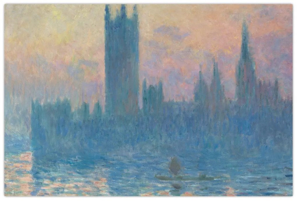 Kép - Claude Monet, The Houses of Parliament, Sunset, reprodukciók (90x60 cm)