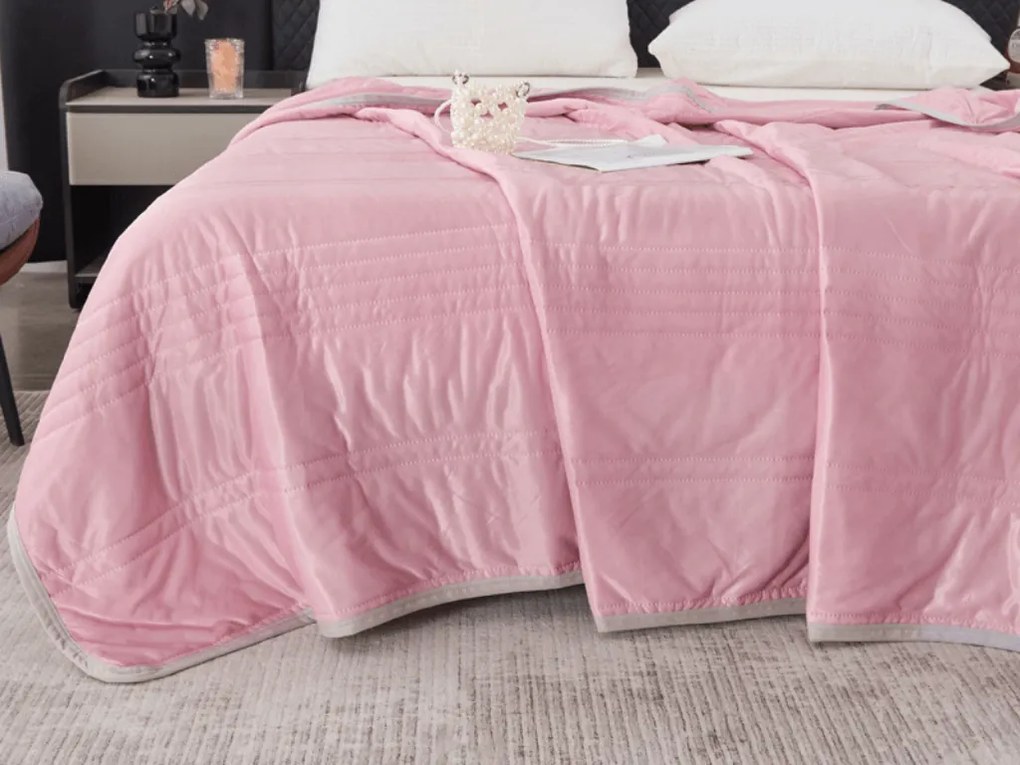 Hűsítő nyári paplan CELIA, rózsaszín Méret: 160 x 200 cm